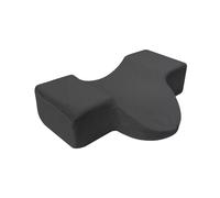 dijiusidy Eyelash Extension Neck Pillow Ergonomic Curve For Comfort In Beauty Treatments Providing Optimal Comfort For Clients During Lash Extension Procedure, Black, 50x32x12cm