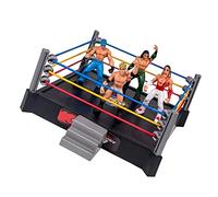 dijiusidy Fighting Toys Small Lightweight Wrestler Toys Portable Wear-resistant Funny Wrestling Ring Set Kids Toys