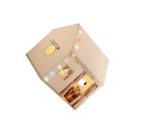 dijiusidy Foldable Kids Play Tent Portable Easy To Install Indoor Outdoor Creative Space For Fun Role Play Adventures Role Pretend Game Camping Outside Portable, Gray, 120x105x128cm