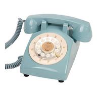 dijiusidy Guest Book Wedding Phone Recorder Provides Interactive Experience Cultivating Deep Connections Among Guests During Special Occasions Retro Style, Blue, 22.5x13.5x12cm