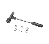 dijiusidy Impact Bullet Puller Hammer with Three Sets Hand Remover Tool Safety Professional Multi-Functional Repair Shop, Black