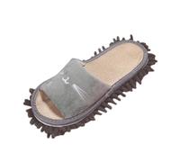 dijiusidy Indoor Dust Cleaner Shoes Cute Fun Way To Conquer Indoor Cleaning Needs While Staying Comfortable Is Good Helper For Cleaning.Can Easily Clean Corners, Gray, Length 245mm