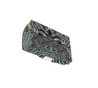 dijiusidy Jewelry Case and Lipstick Case with Mirror Offers Elegant Storage for Cosmetics and Accessories Fabric Small Mirror Inside Lip Gloss with for Purse, Black