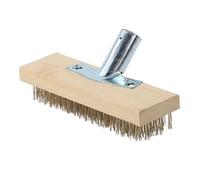 dijiusidy Kitchen Wire Scratch Brushes Strong Bristles For Deep Cleaning Floors And Effective Kitchen Maintenance Handle Wire Brush Concrete Brush Brushes Broom Scratch , 20cm with Adapter