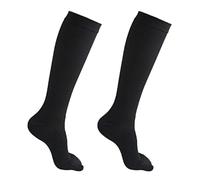 dijiusidy Knee High Compression Socks Deliver Breathable Moisture Wicking Comfort While Helping Reduce Leg Fatigue Compression Socks for Women Men Running , Black , L/XL