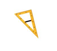 dijiusidy Large Number Math Geometry Ruler Assisting Teachers in Effective Geometry Lessons Must Have Classroom Teaching Supplies Drawing Math Tool Big Size Teacher Aids, Yellow, 60 Degree Triangle