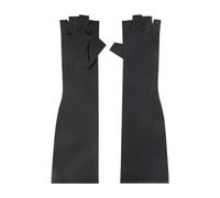 dijiusidy Long Gloves Finger Protector Typing Gloves Provide Wrist Support While Ensuring Finger Mobility During Various Activities Lightweight Gaming Cycling Training, Black, M 38.2x11.2cm