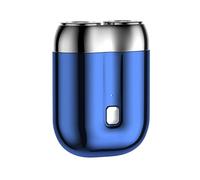 dijiusidy Magnetic Adsorption Portable Mens Electric Shaver Double Headed Mini Shaving On Go Fast And Seamless Without Pinching, Blue