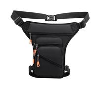 dijiusidy Men S Thigh Pack Multifunctional Durable All Outdoor Adventures Hiking Running Cycling Fishing Shoulder Bag Men Waist Belt Bag Portable Storage, Black, 20x8x33cm