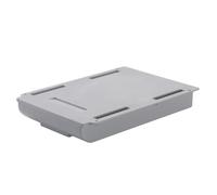 dijiusidy Pen Holder Case Under Desk Drawer Solution Stylish Organization For Office Supplies At Hand Avoiding Accumulation Of Dust In Box. Under Desk Drawer Attachable Products Organizer, Grey, S