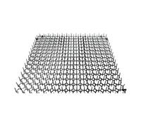 dijiusidy Pet Friendly Cat Repellent Couch Protector with PP Spikes Anti Climb Strips Cats Deterrent Training Pad Versatile Anti Cat Repellent Scat Mat Accessory Black