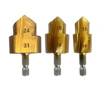 dijiusidy PPR Lifting Stepped Drill 20/25/32mm Metal Repair Tool Optimized for Water Pipe Maintenance Resulting in Smooth Pipe Mouths. Repairing Water Heaters Sink Practical