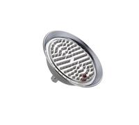 dijiusidy Retro Shower Bath Rainfall Sprinkler Adds Elegant to Shower and Provides Relaxing Waterfall Experience Rain Head 8 Inch Round Rainfall Showerhead, Chrome, 20.3cm