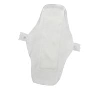 dijiusidy Reusable Menstrual Pad Washable Mama Cloth Pad Waterproof SuperAbsorbent Soft Breathable Lightweight Letting Have More Comfortable Physiological Experience, White, 24cm