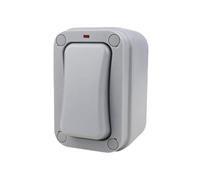 dijiusidy Robust Waterproof Push Button Switch Wall Push Button Effective Garage Door Opener Reliable for Indoor Outdoor Usage Family Office Building Bathroom Cabinet Hallway