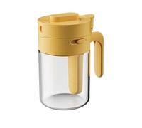 dijiusidy Seasoning Jar, 2-in-1 Seasoning Jar Material, Large Easy To Suitable For Kitchens, And Outdoor Camping, Yellow