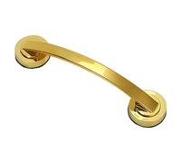 dijiusidy Shower Suction Handles for and Wide Application in Bathroom Wall Mounted Bathroom Bathtub Handrail Safety Grab Bar ABS, Gold