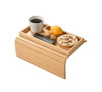 dijiusidy Sofa Arm Tray Designed For Easy Access To Favorite,wood color | Arm Rest Table Made Bamboo Keeps Sofa Clean And Provides Convenient Place For Snacks While Lounging
