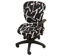 dijiusidy Soft And Comfortable Chair Covers For Cozy Seating Experience Polyester Stretch Office Chair Cover Computer Chair Cover, black 2