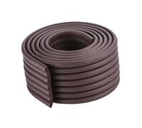 dijiusidy Soft Furniture Table Edge Protector Guard Cushioned Against Sharp Corners And Easy To Clean Thickened Corner Protector Anti Collision Strip, Brown, 2m