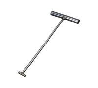 dijiusidy Steel Manhole Hook Durable Hook Tool for Easy Lifting of Various Covers with Strength and Reliability Manhole Cover Lifting Tool Heavy Duty Steel, 8mmx40cm