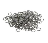 dijiusidy Sturdy Lightweight Durable Split Ring Key Rings Connecting Clasps Links And Ornaments Orangize Keys And Cards Key Chain Rings Jewelry Making Clasps Hooks