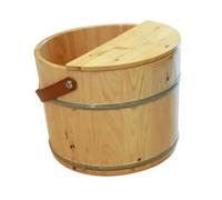 dijiusidy Thicken Household Foot Bath Basin Wood Foot Bath Soaking Routine With Durable Wooden Materials At Home Portable Wooden Barrel Footbath Bucket