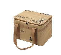 dijiusidy Transport Camping Essentials Gregory Alpaca Gear Box Camping Bags For Organizing Camping Storage Organizer Camping Tote, khaki, 30L