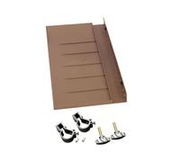 dijiusidy User Friendly Easel Tray Shelf Detachable Easy to Install Painting Accessories for Artists On Go Allowing to Place Painting Tools Within Tray for Easy Access During, Brown, 33.5x15x2cm