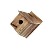 dijiusidy Window Wooden Bird Box Sheltered Warm Places Bird Viewing Experiences While Keeping Small Birds Cozy Or Anywhere Want. House Wood Birdhouse Outside Bluebird House