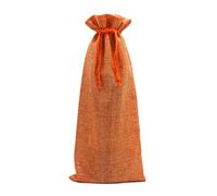 dijiusidy Wine Storage Bag Portable Drinking Party Champagne Favor Gifts Organizer Pouch Holiday Dinner Hotel Restaurant Home , Orange