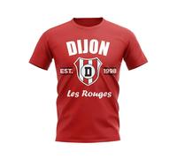 Dijon Junior Established Football T-Shirt in Red | Size: 3-4 Years Dijon Red 3-4 Years