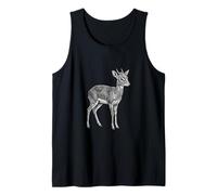 Dik Dik Antelope Wildlife Lover Small Safari Animal Tank Top