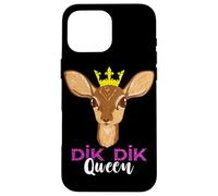 Dik-Dik Queen Antelope Dik Dik Crown South African Animals Case for iPhone 16 Pro Max