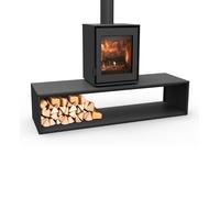 Dik Geurts Modivar 5 4.9kW Wood Burning Ecodesign Stove on Plateau Bench