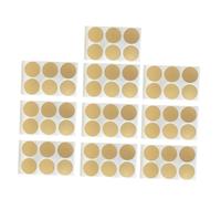 DIKACA 10 Sheets Scratch Off Stickers Self-Adhesive Scratch Coating Decals for DIY Cards Party Decorations and Surprise Notes Easy to Use Firm Adhesion Total