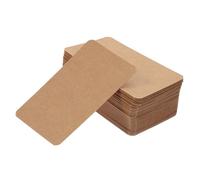 DIKACA 100Pcs Blank Word Cards Double-Sided Smooth Coated Paper DIY Hand-Painted Message Supplies for Study Office Travel Daily Notes and Vocabulary