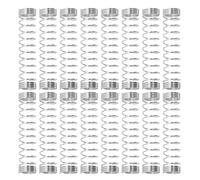 DIKACA 100pcs Pen Pressure Spring Compression Springs Silver