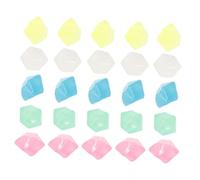 DIKACA 100pcs Small Luminous Aquarium Stones, Colorful Glow Gravel for Fish Tank Landscaping, Decorative Artificial Pebbles for Aquarium Bottom and Fish Habitat