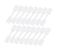 DIKACA 100pcs Writable Cable Management Label Office Cable Labels for Family and Friends Reusable Paper Nylon Tags Sufficient Quantity for Daily Use White Cord Organizer for Office