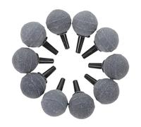 DIKACA 10pcs Air Stone Aquarium Air Stone Fine and Smooth Surface Sandstone 1.69x1.18x1.18in Oxygen Aeration for Aquarium and Hydroponic Nutrient Tank