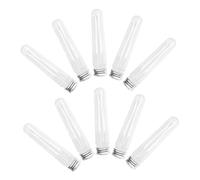 DIKACA 10PCS Clear Shoelace Storage Tubes with Lids Portable Transparent Elastic Lace Holder for Home Travel Sports Easy Identification and Sneaker Lace Container