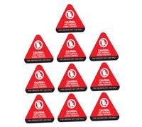 DIKACA 10pcs Color Changing Caution Hot Surface Stickers High Sensitivity Temperature Warning Decals for Kettles Lampshades Kitchen Safety Prevent Scalding Hands