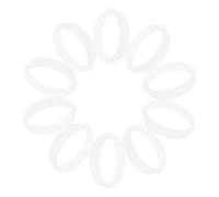 DIKACA 10PCS DIY Hamster Tube Connectors Plastic Tunnel Circles for Hamster Cage Accessories Sturdy Safe Coupling Rings for Indoor Outdoor Pet Cage Tunnels