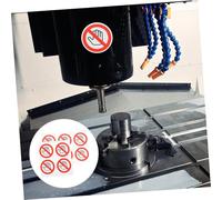 DIKACA 10pcs Do Not Touch Safety Label Decal Self-adhesive Warning Stickers for Dangerous Equipment Industrial and Construction Site Safety Reminders