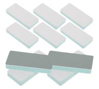 DIKACA 10pcs Double-sided Jewelry Buffing Sanding Pads Rectangular Sponge Blocks for Polishing and Oxidation Removal Stable Non-deforming Abrasive Supplies for Deep Surface Finishing