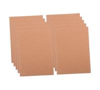 DIKACA 10pcs Kraft Paper Lined Notepads Each Diary Notepad for Note Taking Writing and Planning Office and Teacher Use