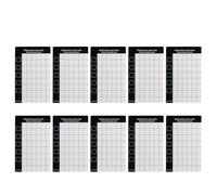 DIKACA 10PCS Magnetic Screw Memory Mat Phone Repair Dismantling Pad Magnetic Work Surface for Secure Screw Storage and Electronics Maintenance