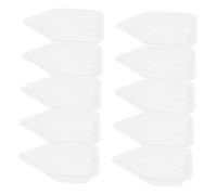 DIKACA 10pcs Small Plastic Weigh Boats Trays Pour Lab Dishes for Precise Weighing Powder Crafts Food Samples Multipurpose Kitchen Pharmacy Laboratory Use