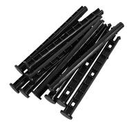DIKACA 10pcs Trash Can Latch Pin Outdoor Bin Hinges Replacement Wheelie Bin Pin Plastic Easy Installation Easy Removal Black for Schools and Communities